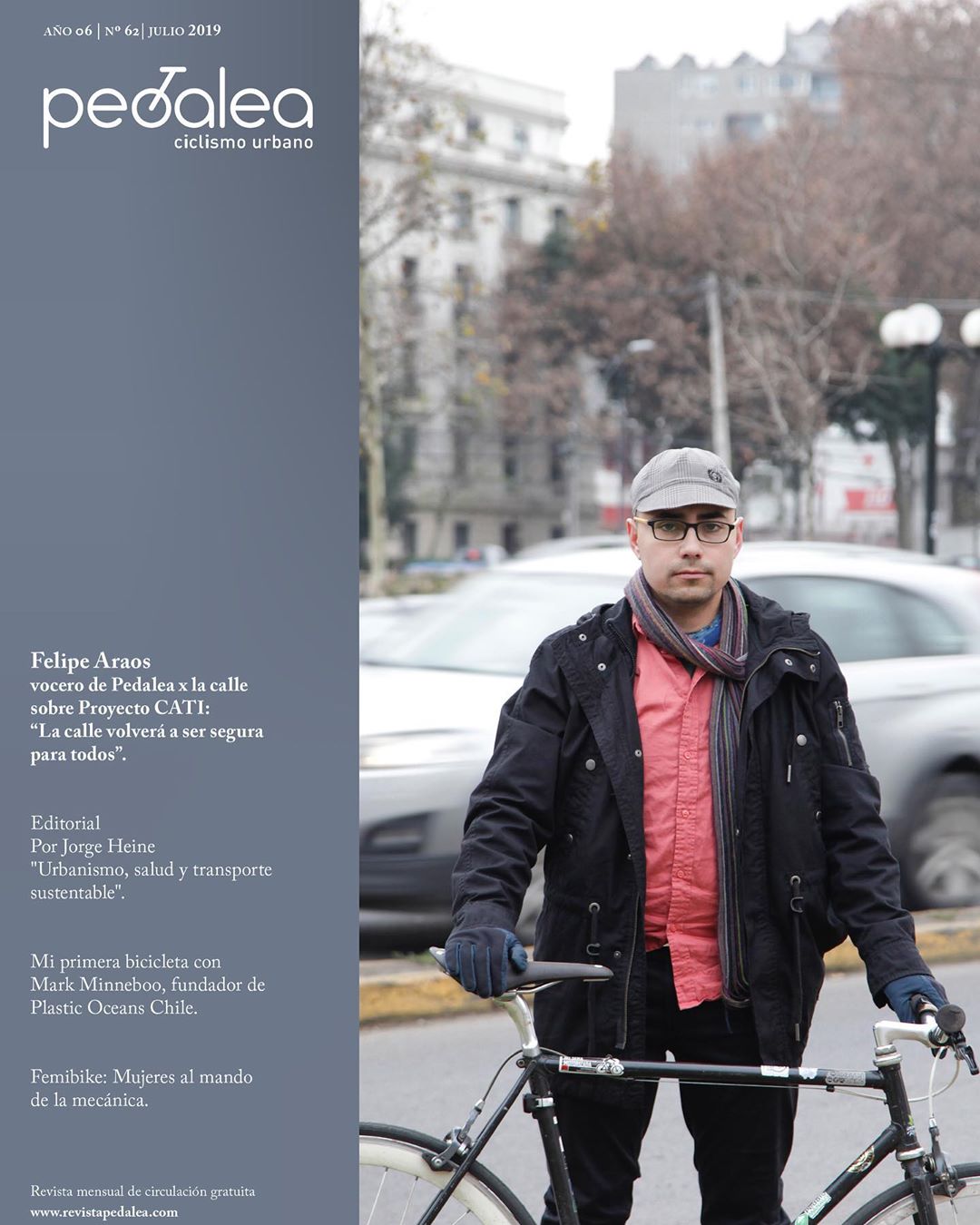 Publicación de Revista Pedalea sobre el Proyecto CATI, 2019