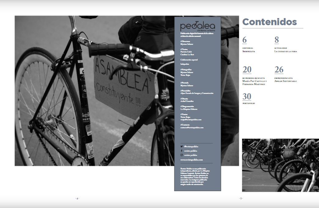 Interior de Revista Pedalea, La ciudad de la furia (1)